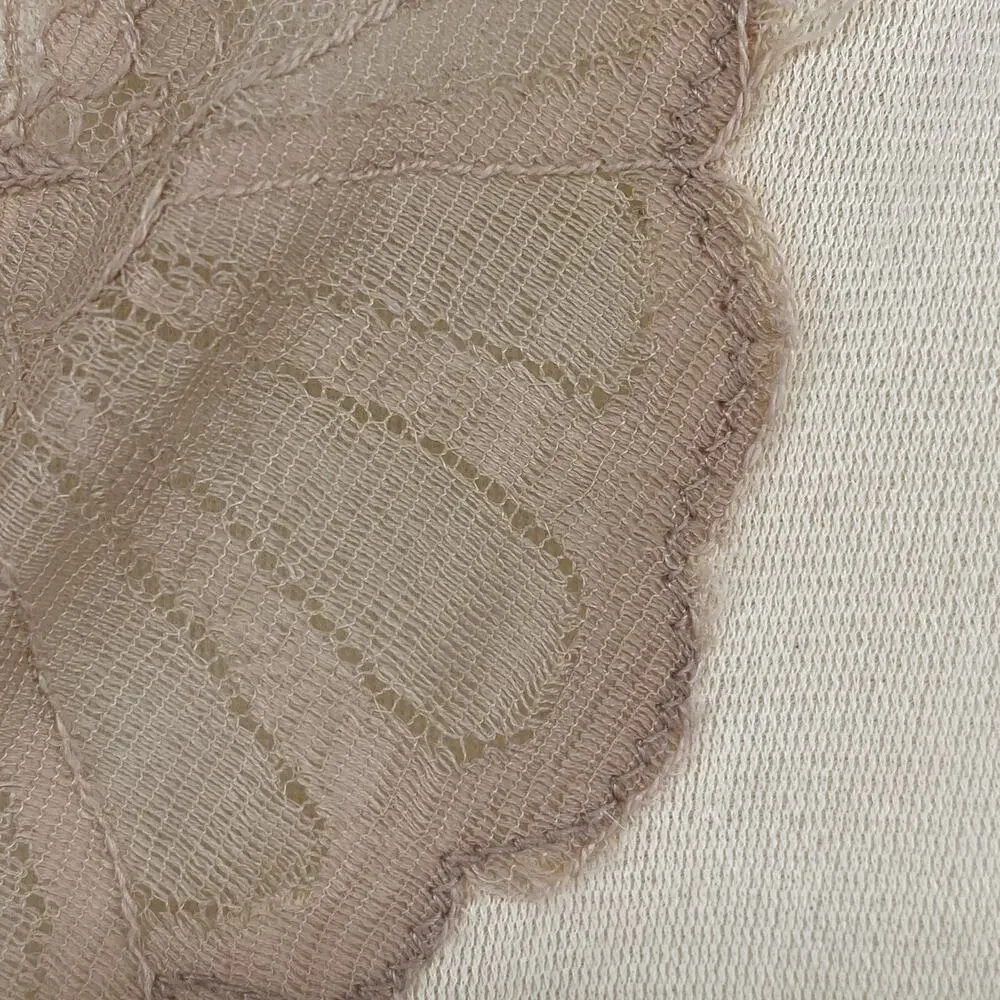 EMILIO PUCCI FORMFIT ROGERS Nightgown S 10-12 Lace Trim Sleeveless Ivory USA VTG